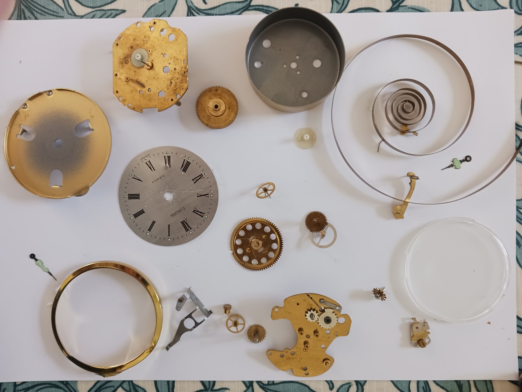 Clock pieces
